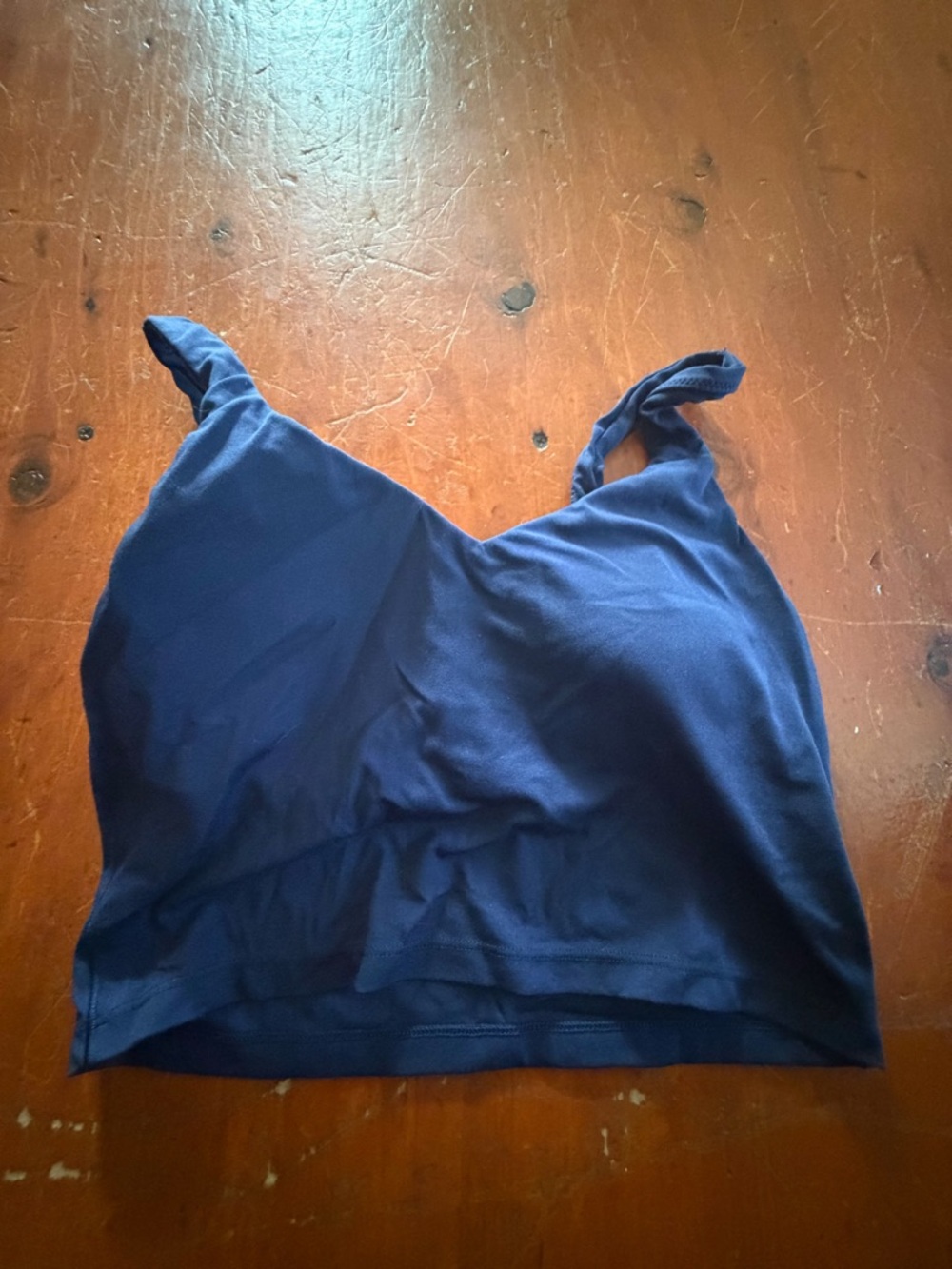 aerie Navy Blue Cropped Tank Top